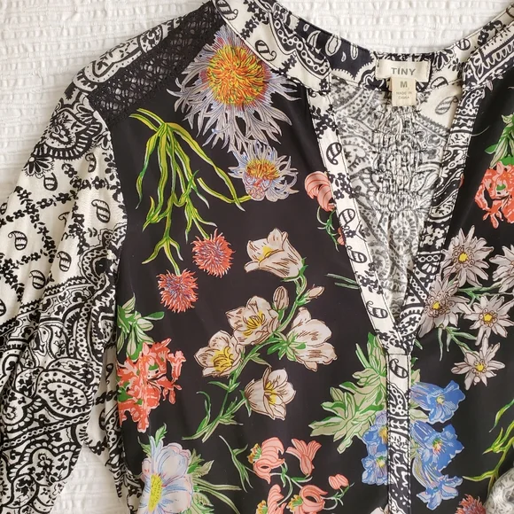 Tiny x Anthropologie Spring Multi Pattern Blouse - Picture 8 of 10